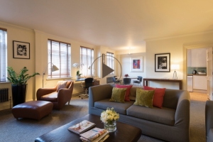 Apartment with play button thumbnail