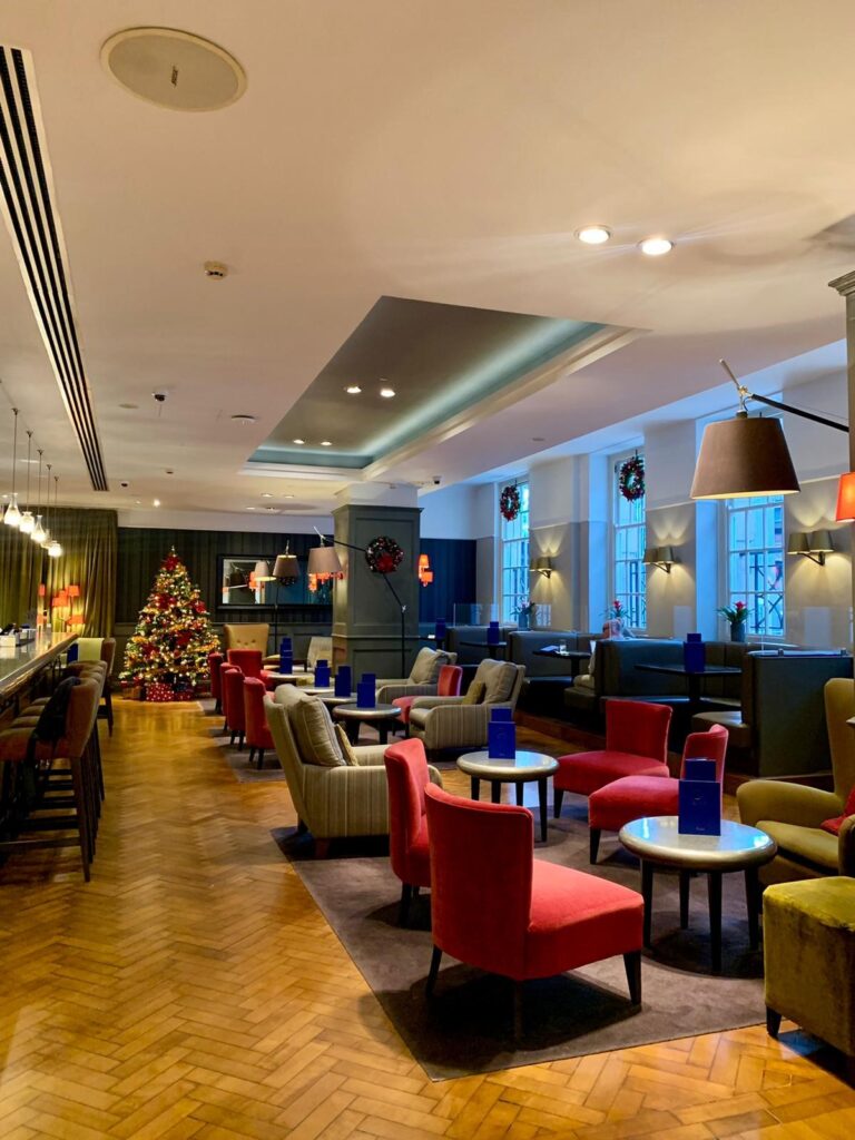 Quarter Bar and Lounge at Christmas