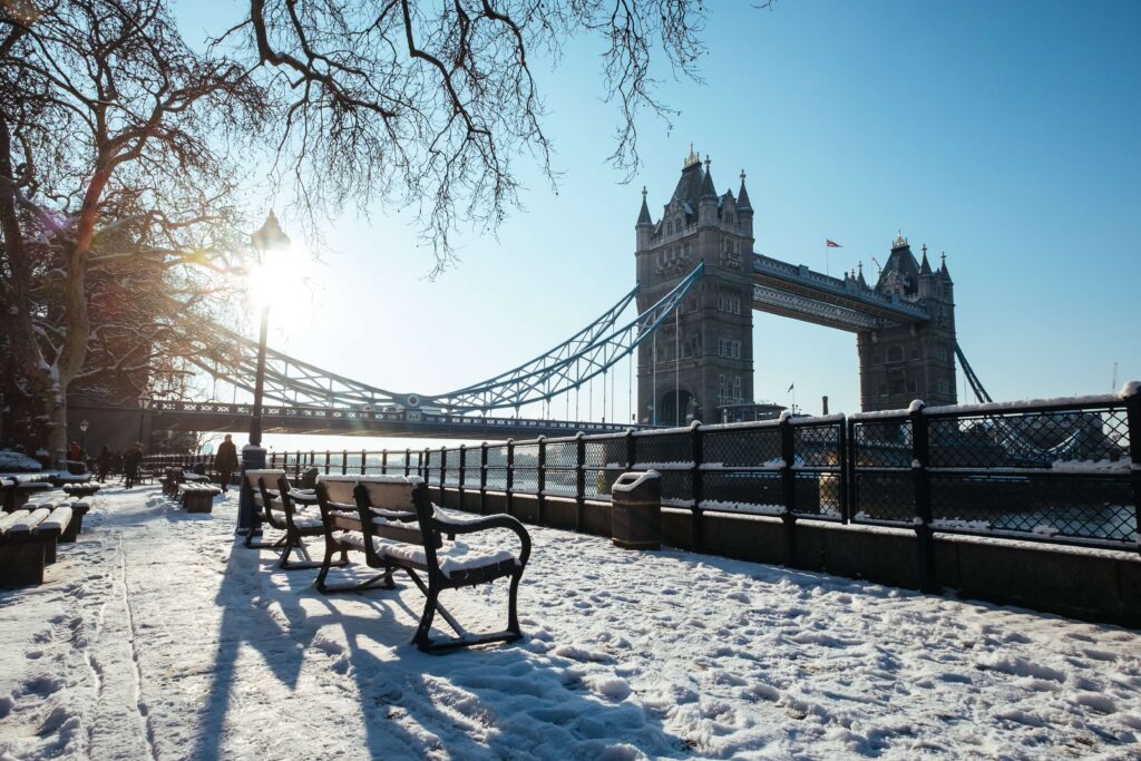 Tower Bridge in Snow
