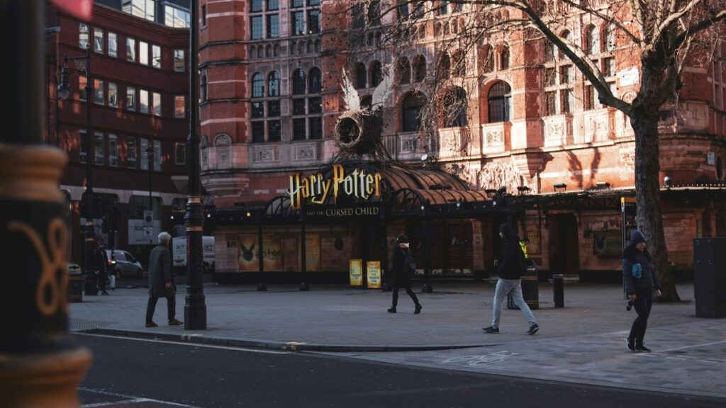 london - harry potter and the cursed child theatre exterior